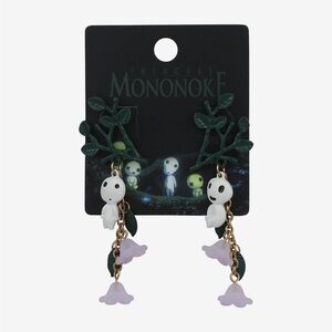 Studio Ghibli Princess Mononoke‎ Kodama Drop Earrings Hot Topic